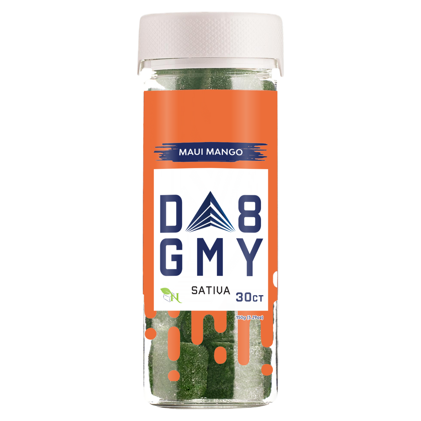 Delta-8 THC Gummies | Sativa | Indica 30 Count Total 750MG (25MG per Gummy.) ALL 21 FLAVORS AVAILABLE