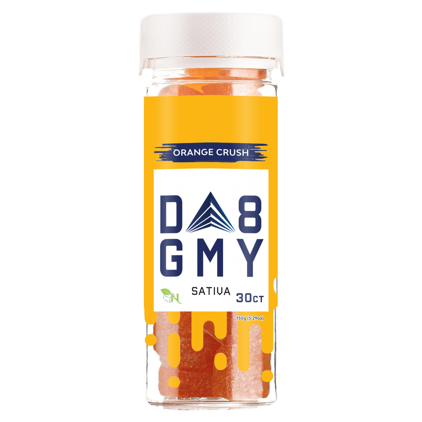 Delta-8 THC Gummies | Sativa | Indica 30 Count Total 750MG (25MG per Gummy.) ALL 21 FLAVORS AVAILABLE