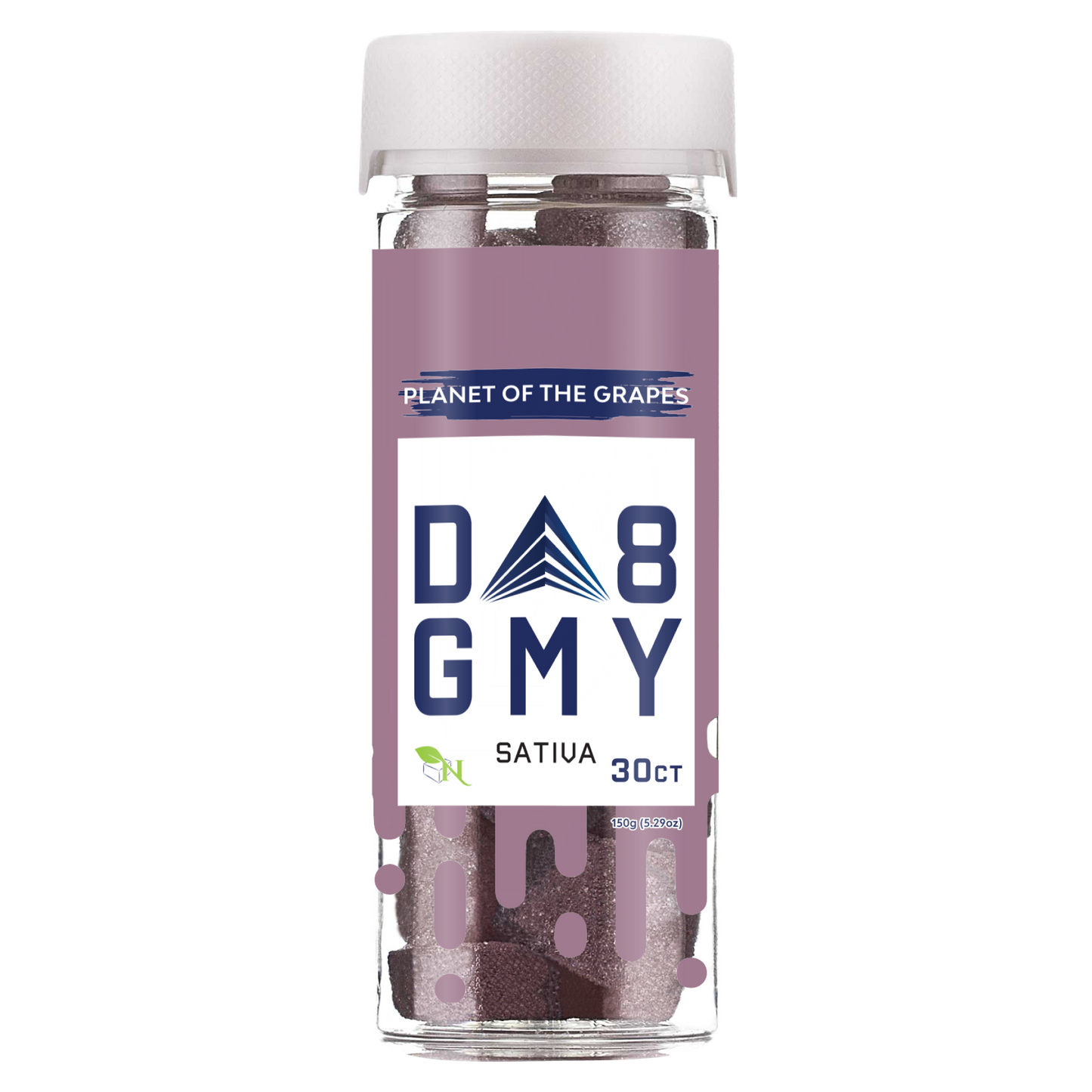 Delta-8 THC Gummies | Sativa | Indica 30 Count Total 750MG (25MG per Gummy.) ALL 21 FLAVORS AVAILABLE