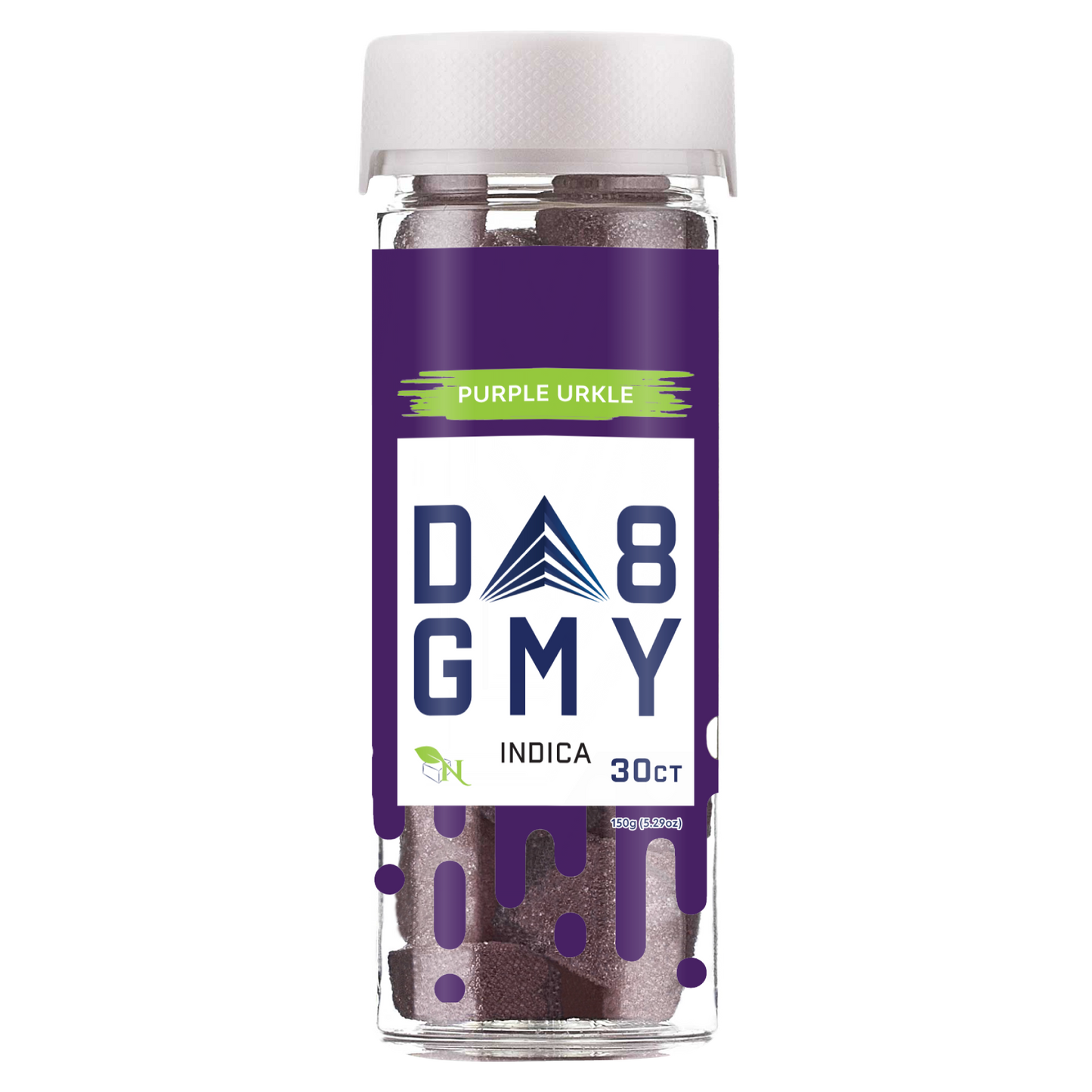 Delta-8 THC Gummies | Sativa | Indica 30 Count Total 750MG (25MG per Gummy.) ALL 21 FLAVORS AVAILABLE