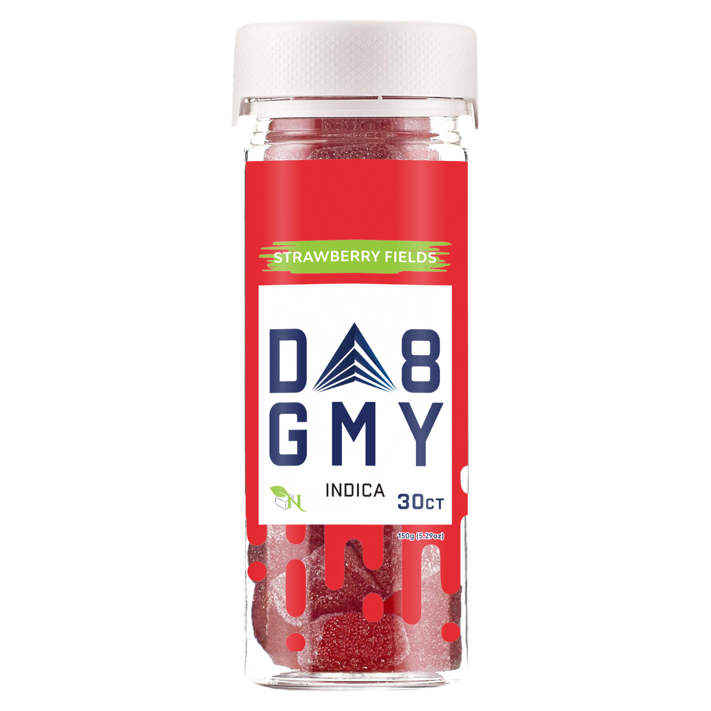 Delta-8 THC Gummies | Sativa | Indica 30 Count Total 750MG  (25MG per Gummy.) ALL 21 FLAVORS AVAILABLE