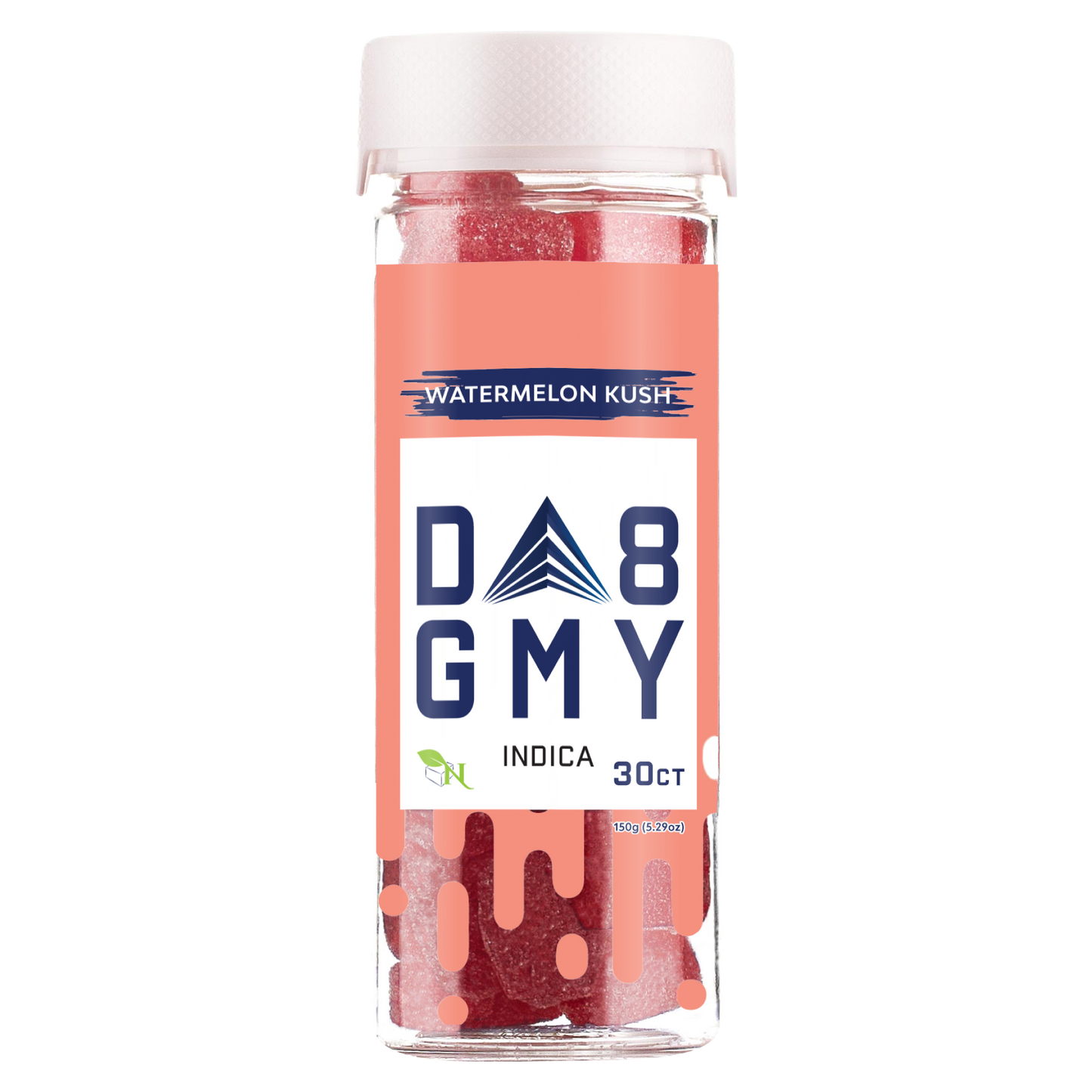 Delta-8 THC Gummies | Sativa | Indica 30 Count Total 750MG (25MG per Gummy.) ALL 21 FLAVORS AVAILABLE